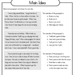 10 Lovely 3Rd Grade Main Idea Passages 2021