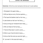 15 Simple And Compound Sentences Worksheets 2Nd Grade Chart sheet