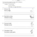 17 Sentence Or Fragment Worksheet 1St Grade Combining Sentences