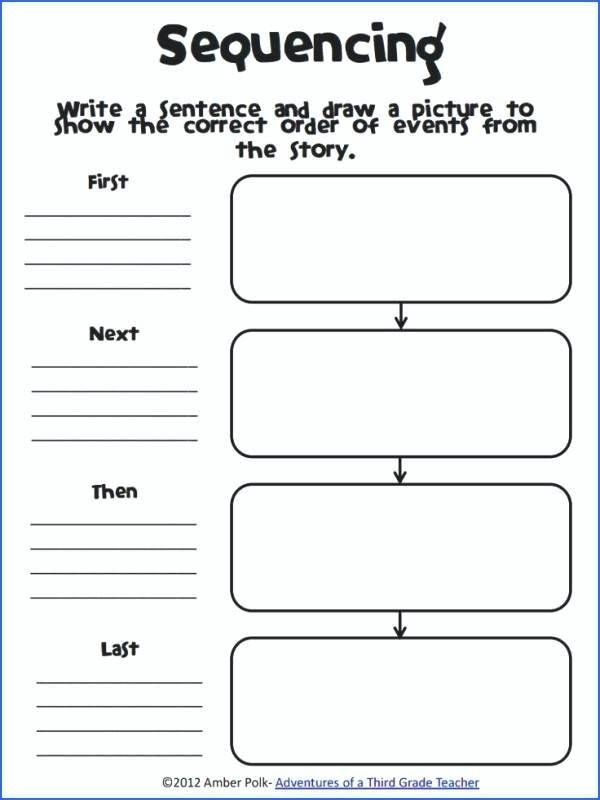  20 Sequence Worksheets 3rd Grade Simple Template Design