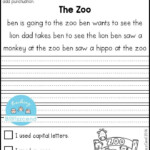 2nd Grade Editing Worksheets Free Fix It Up Sentences First Grade