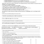 30 Compound Complex Sentences Worksheet Education Template