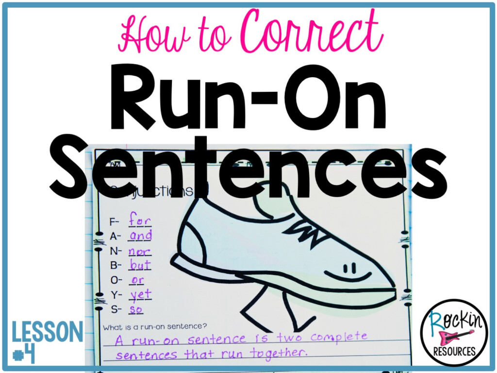 30 Run On Sentence Worksheet Education Template