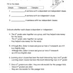 30 Simple Compound Complex Sentences Worksheet Education Template