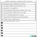 3rd Grade Grammar Correction Worksheets WERT SHEET