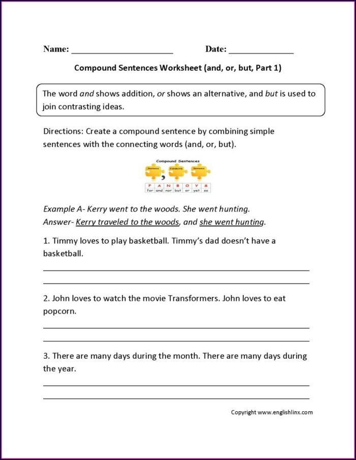 Kinds Of Sentences Worksheets For Grade 7 With Answers Pdf 