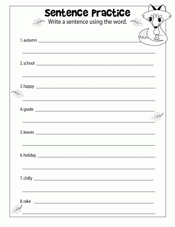 3rd Grade Writing Worksheets Best Coloring Pages For Kids