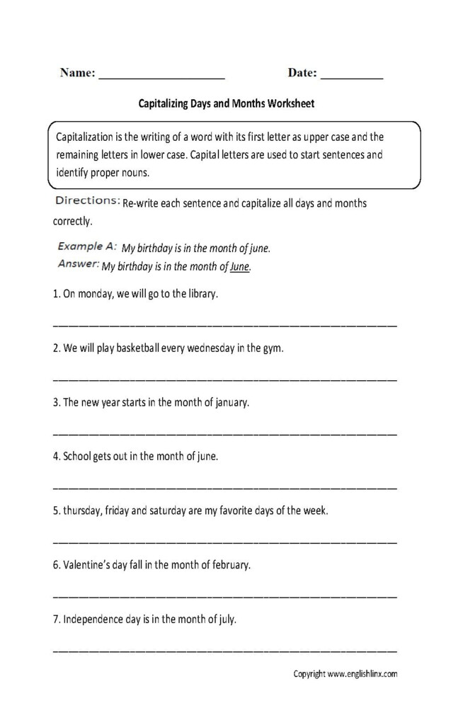 4 Worksheet Free Grammar Worksheets First Grade 1 Sentences Fragments 