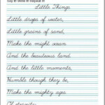 4th Grade Cursive Writing Sentences Worksheets Pdf Kind Worksheets