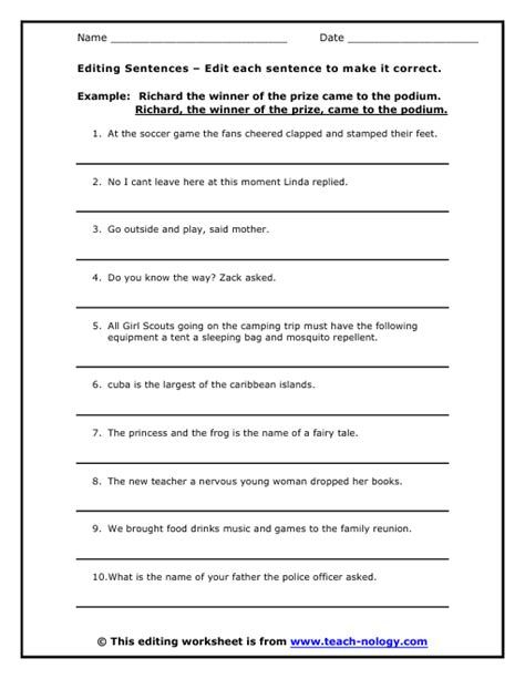 4th Grade Grammar Correction Worksheets Post Date 11 Dec 2018 78 