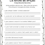 4th Grade Spanish Worksheets