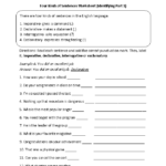 4th Grade Types Of Sentences Worksheets Pdf Worksheetpedia