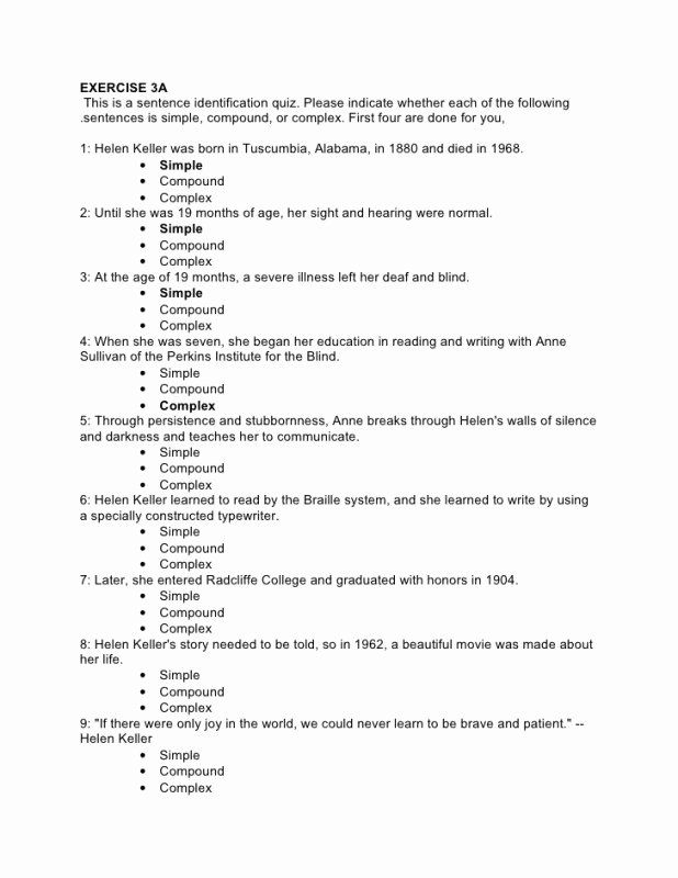 50 Compound Sentences Worksheet With Answers Chessmuseum Template 