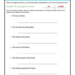 5th Grade Fifth Grade Sentence Structure Worksheets Kidsworksheetfun