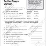 5th Grade Four Types Of Sentences Worksheet Spesial 5