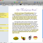 5th Grade Thanksgiving Writing Elementary Technology Lessons