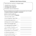 5th Grade Writing Complete Sentences Worksheets Worksheet Resume