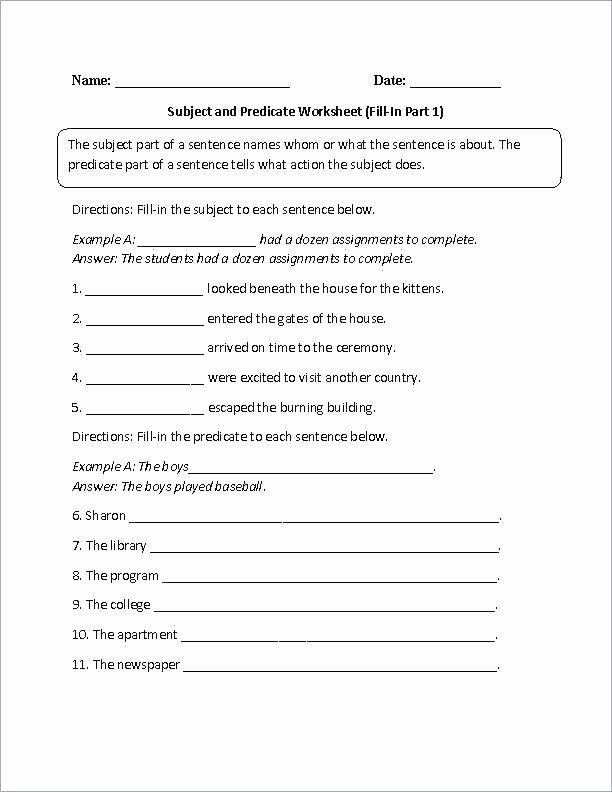 6th Grade Sentence Fragment Worksheets Askworksheet