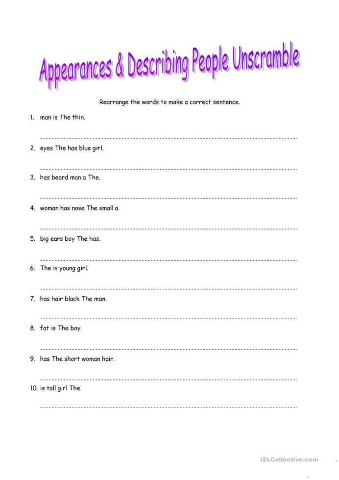 6th Grade Sentence Structure Worksheets Basic Sentence Structure 