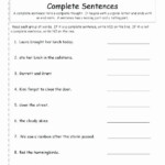 6th Grade Sentence Structure Worksheets Interrogative Sentences