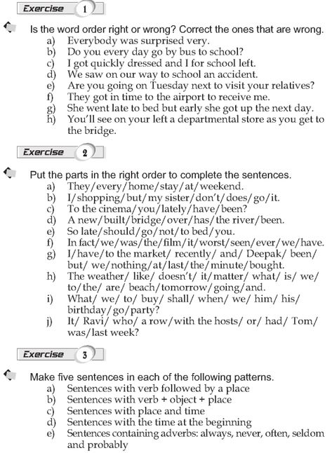 7 Best Jumbled Sentences Images English Grammar Worksheets Grammar