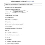 7th Grade Common Core Language Worksheets Simple Sentences