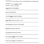 Abbreviations Worksheets Abbreviating Words In A Sentence Worksheet