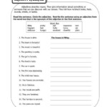 Adjective Synonyms 2nd Grade Adjective Worksheets