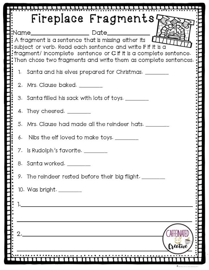 Beautiful Sentence Fragment Worksheet Pdf The Blackness Project