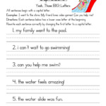 Capitalization Worksheet Beginning Of A Sentence Have Fun Teaching