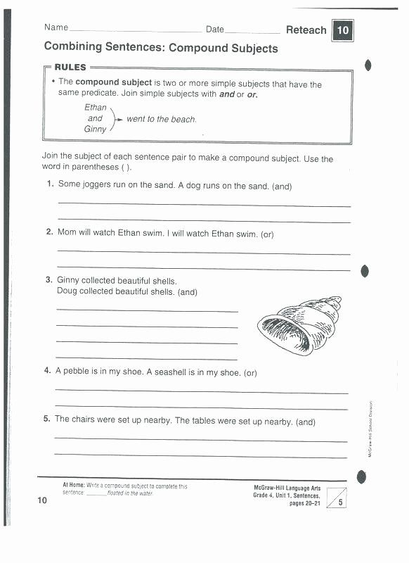 Combining Sentences Worksheet 3rd Grade In This Worksheet Your Student 