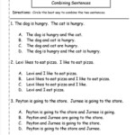 Combining Sentences Worksheet Combining Sentences Complex Sentences