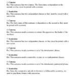 Comma Worksheet Pdf With Answers