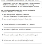 Compound Sentences Worksheet