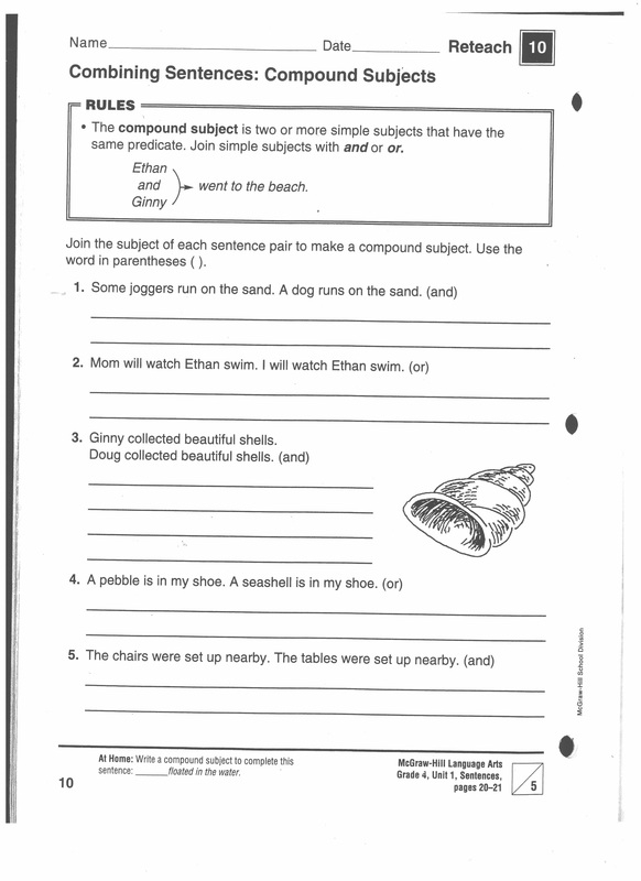 Compound Sentences Worksheet 3rd Grade Free Worksheet