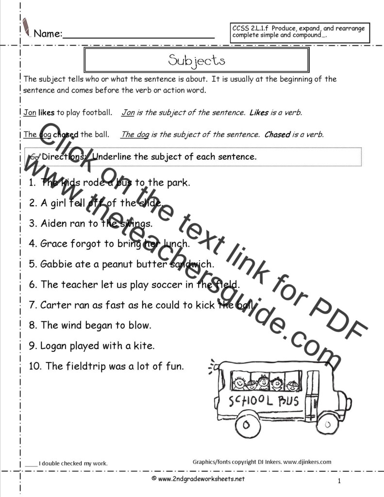 Compound Sentences Worksheet 3rd Grade Free Worksheet