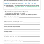 Compound Sentences Worksheet Pdf