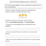 Compound Sentences Worksheets Compound Sentences Simple And Compound