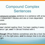 Compound Vs Complex Sentence Examples Slide Share