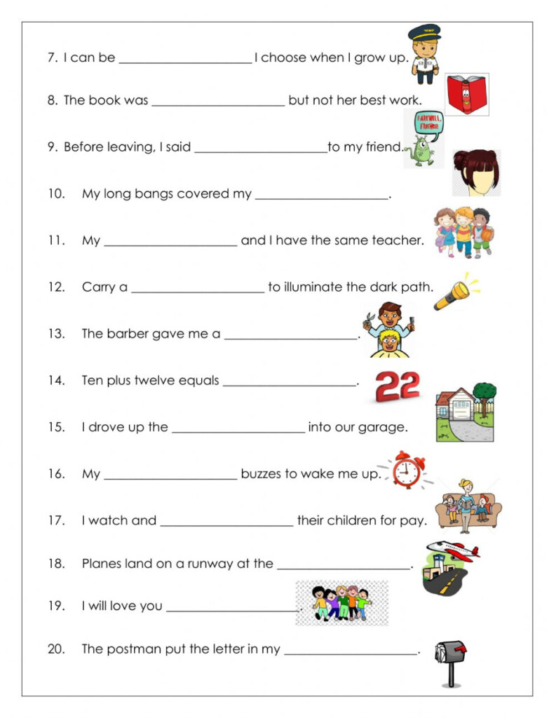 Compound Words Online Pdf Worksheet For 4 Grade