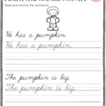 Cursive Worksheets For 5th Grade