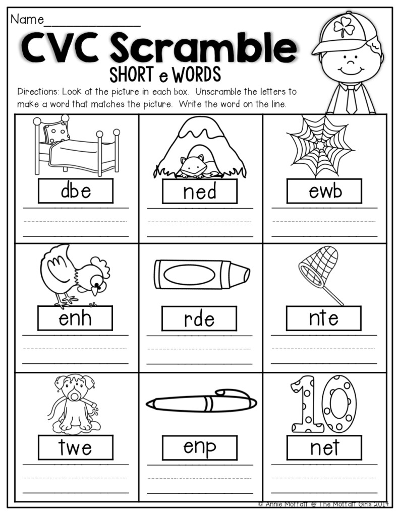 Cvc Words Simple Sentences For Kindergarten To Read Pdf Phonics CVC I 