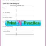 Diagramming Sentences Printable English Grammar Diagram Charts