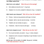 DIALY ROUTINES TRANSLATE FROM SPANISH TO ENGLISH Worksheet Free ESL