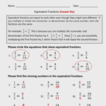 Equivalent Fraction Worksheets 5th Grade Printable Worksheet Template