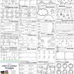 First Grade Worksheets For Spring Planning Playtime