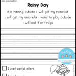 Fix It Up Sentences March First Grade Writing Kindergarten Writing