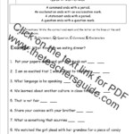 Four Types Of Sentences 3rd Grade Crafting Connections Types Of