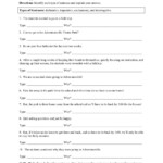 Four Types Of Sentences Worksheet