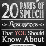 FREE 20 Parts Of Speech Resources That You Should Know About Middle